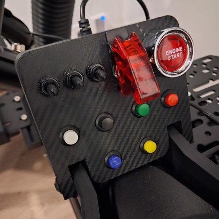 Button Box TH8A – Accessoire Sim Racing pour Thrustmaster | Intégration Cockpit