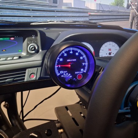 Tachymètre Simracing 80mm RPM | Compteur régime moteur SimHub | Accessoire cockpit simulation