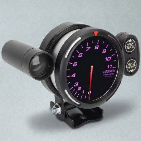 Tachymètre Simracing Premium 80mm 11000RPM | Shift light | Buzzer | Compatible SimHub