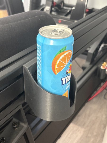 Support Porte-Canette Sim Racing pour Châssis de Cockpit